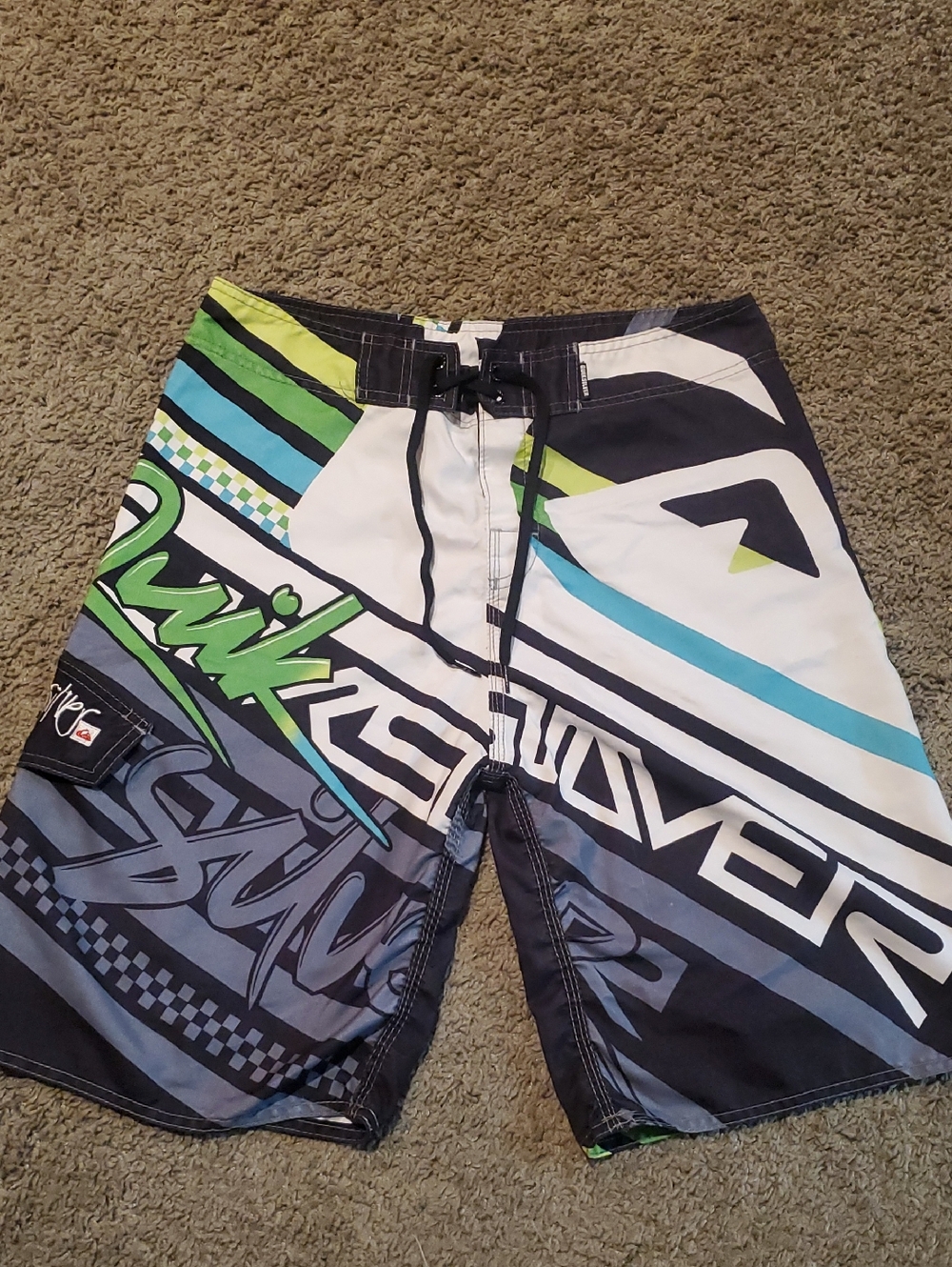 Quiksilver Men's Multicolor Graphic Baithing Suit